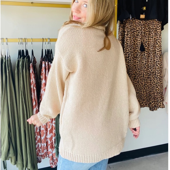 Flower Embroidered Cardigan Sweater - Picture 3 of 3